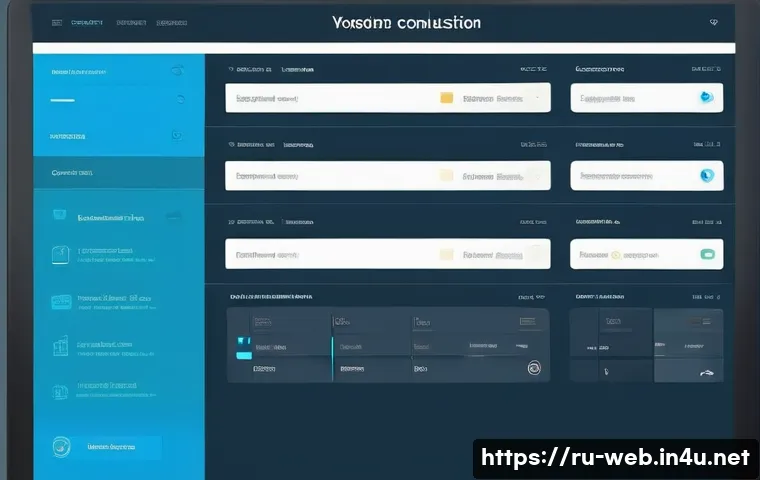 웹디자인 사용자 경험 개선법 - A modern website homepage layout illustrating intuitive user navigation for Russian users: clear, si...